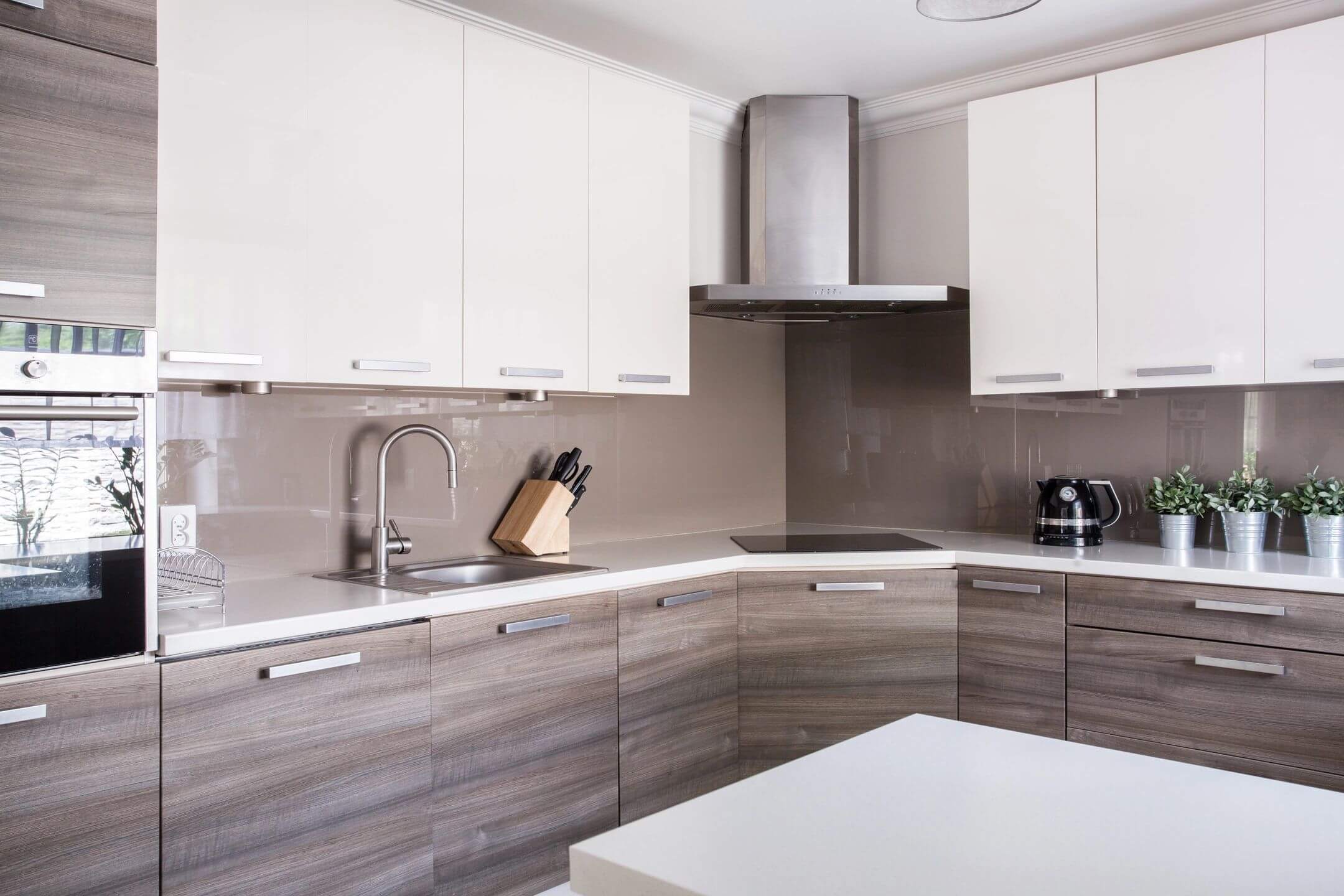 Modern clean kitchen
